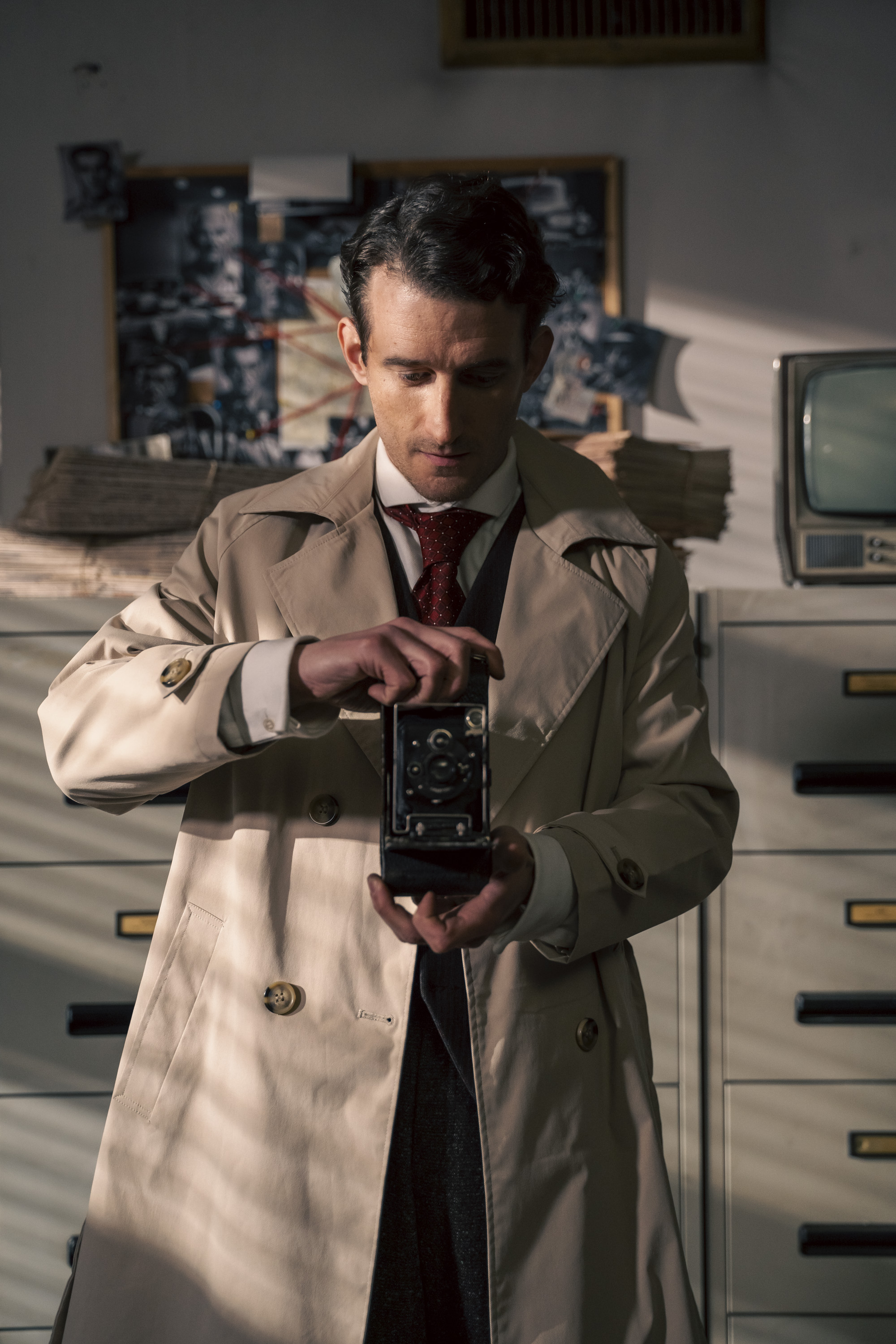 Ritratto sul set de L’incombenza delle cose