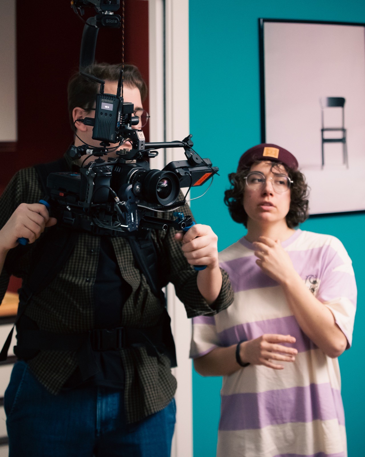 Dietro la camera sul set di Quello che gli altri non vedono